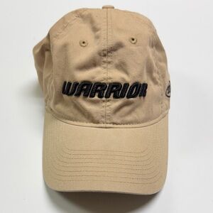 Warrior Baseball Hat Tan Cotton One Size Unisex